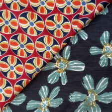 Chameleon Reversible Skirt – Dorje / Flower Indigo