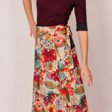 Ruby Reversible Skirt - Mimi San / Garden